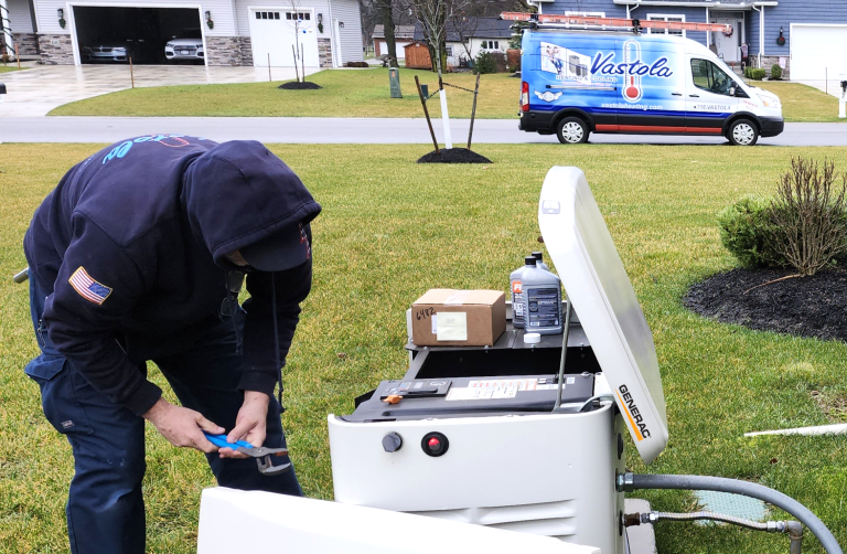 Generac Install with van hub fixed
