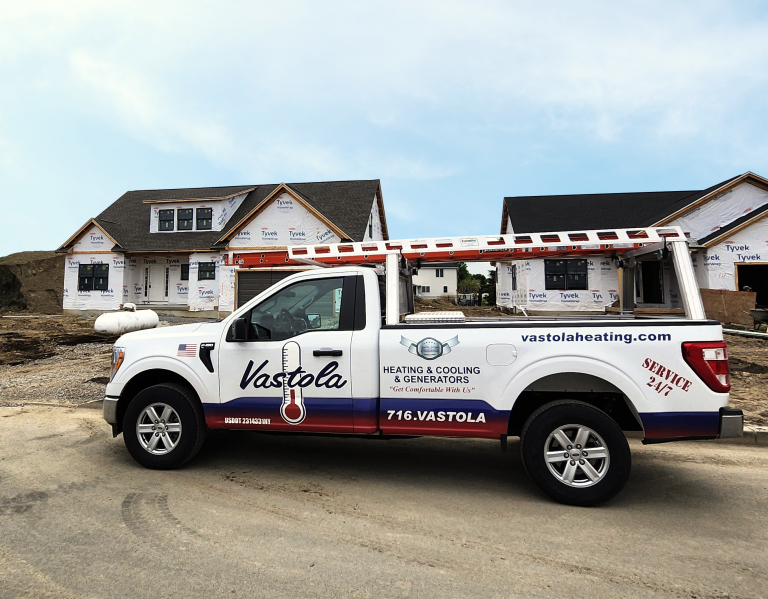 New home with truck instead of van