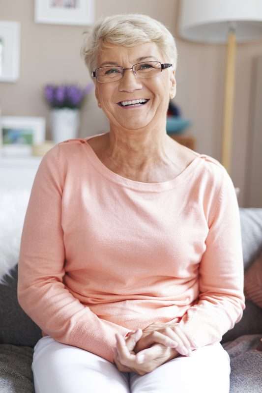 portrait beautiful happy senior woman scaled