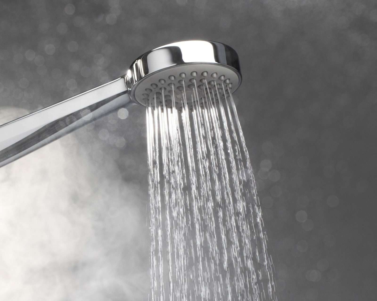shower head with hot water