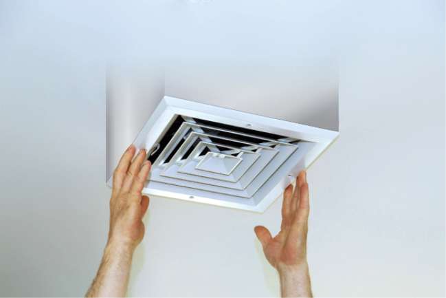 vent cover from ceiling